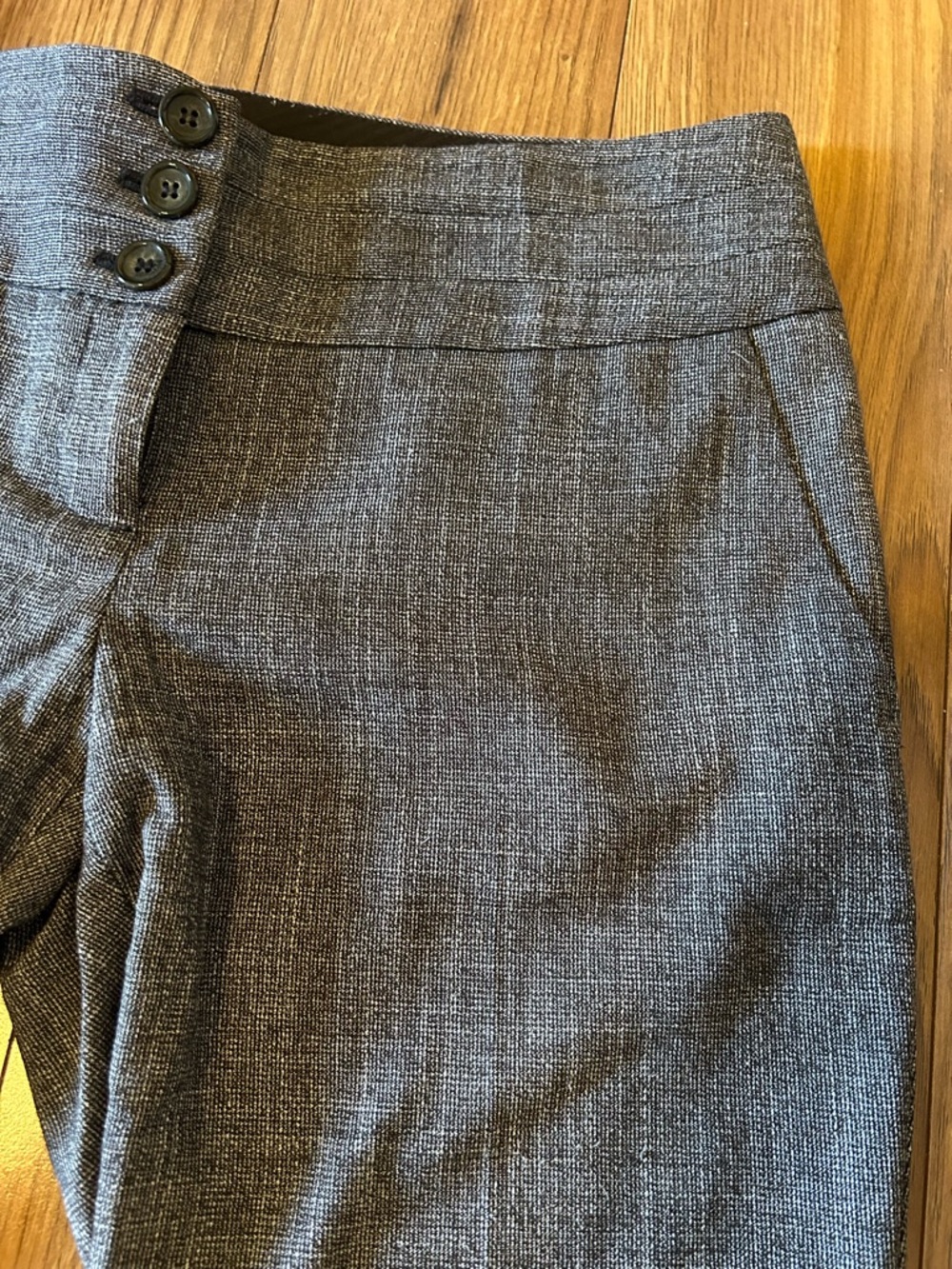 The Limited Heather Brown Pinstripe Dress Pants - Picture 3 of 5